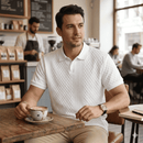 Kit com 4 Camisas Polo Texturizadas