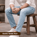 Calça Jeans Masculina Elastano - COMPRE 2 LEVE 4 + BRINDE