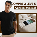 Camisas Minimal Algodão Egípcio (COMPRE 3 LEVE 5)